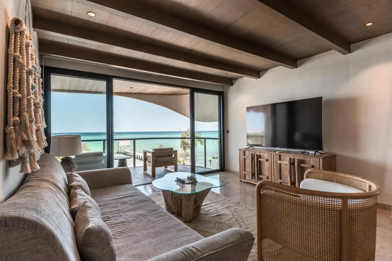 Tankah, Beachfront, Tulum Villa